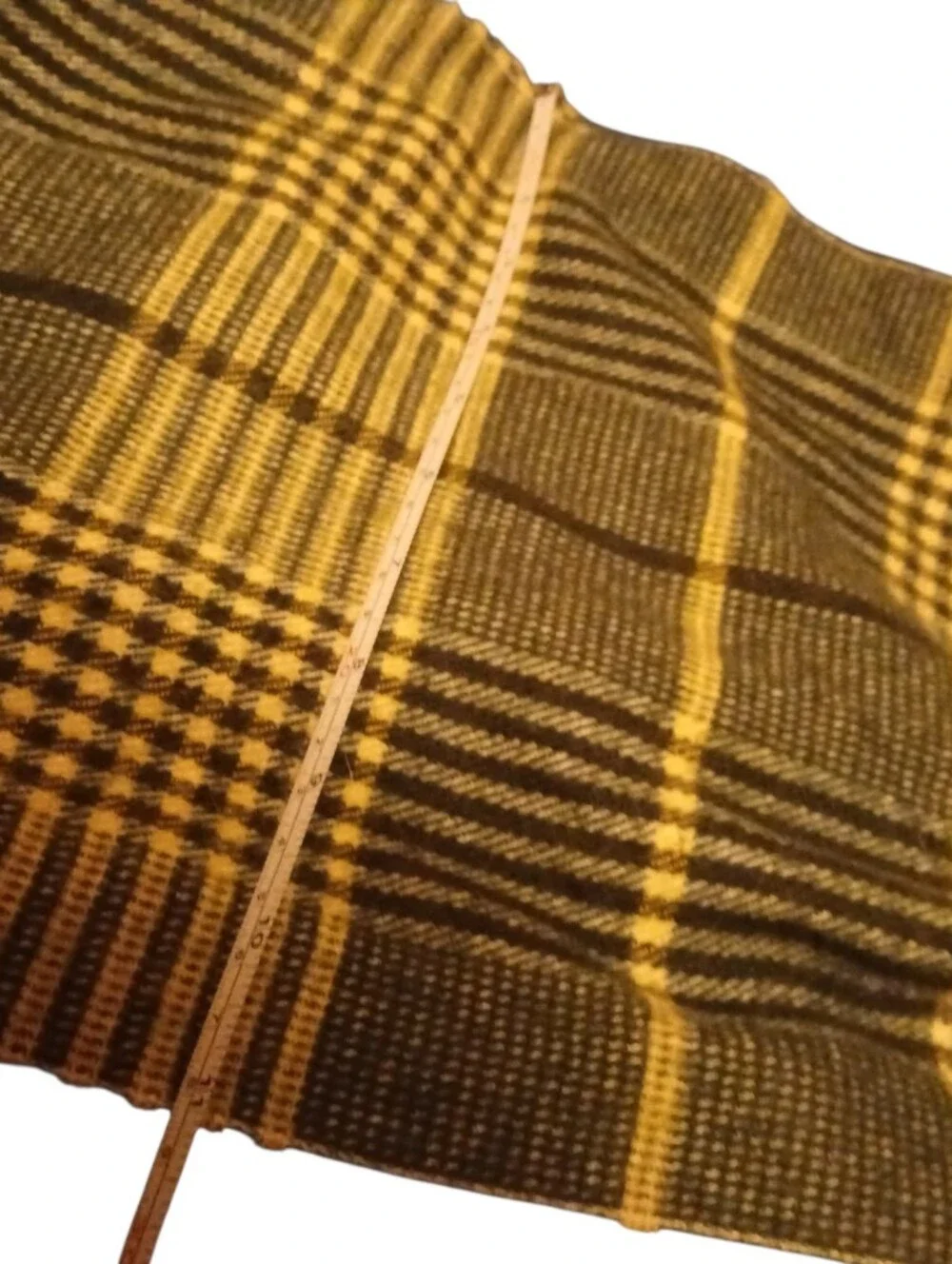 Christian Dior Monsieur 2 Soft Plush Scarfs Blue And Plaid Print